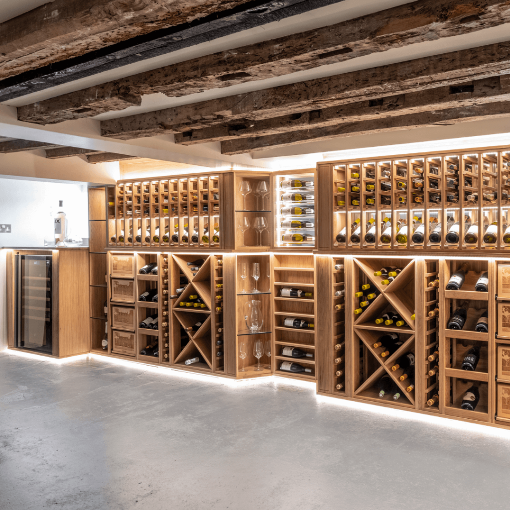 basement wine cellar designers