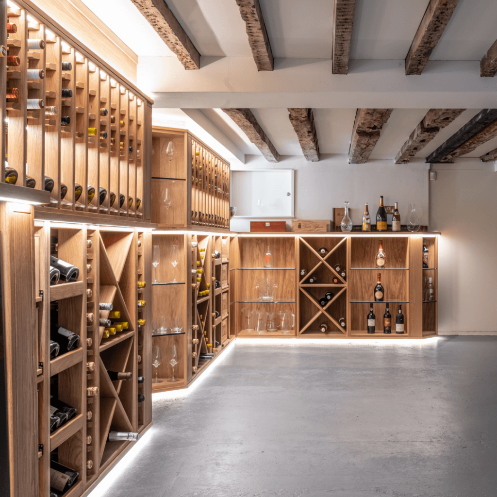 basement wine cellar renovation
