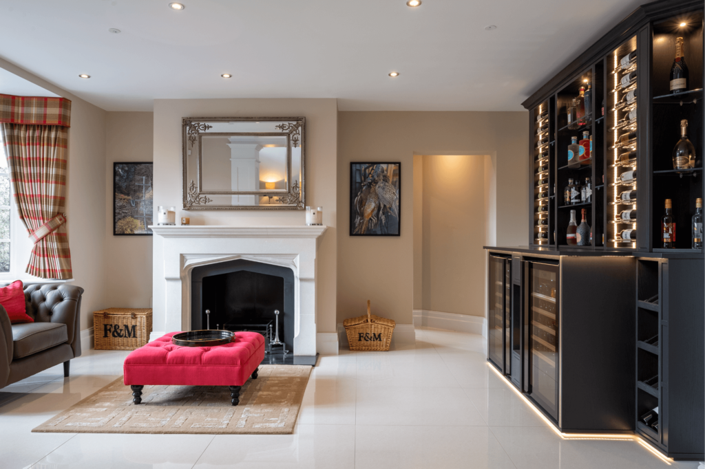 bespoke wine and spirit cabinet