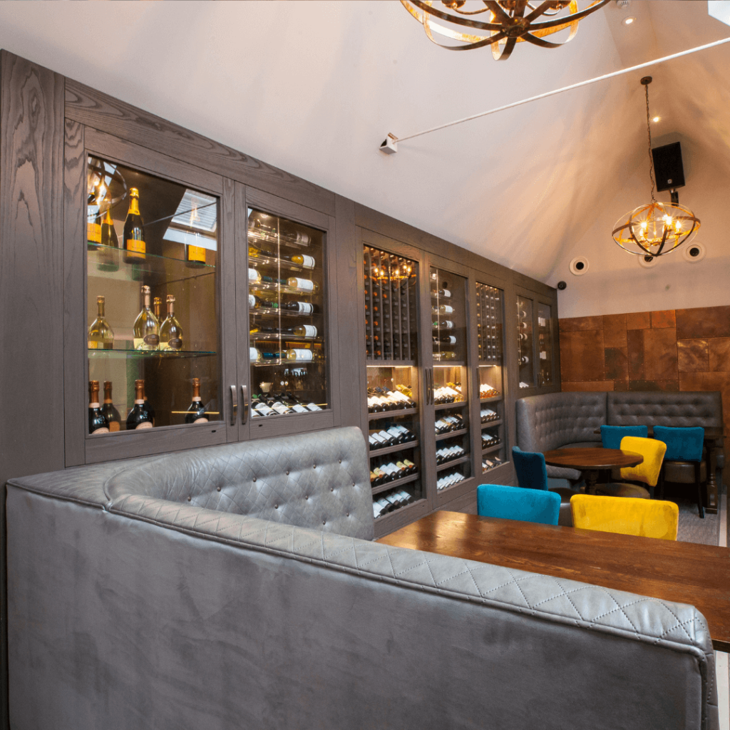bespoke wine wall restaurant