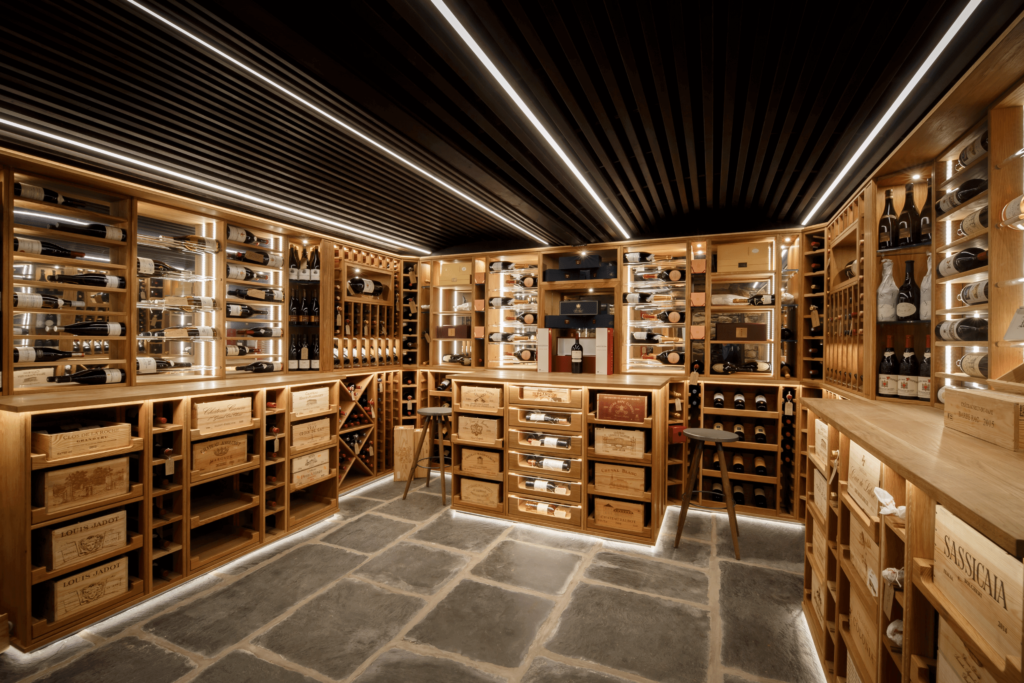 Cumbria hotel, Cark Manor. Sorrells is a leading wine cellar designer and manufacturers, creating luxury wine storage for the hospitality trade, such as hotels, restaurants and bars.