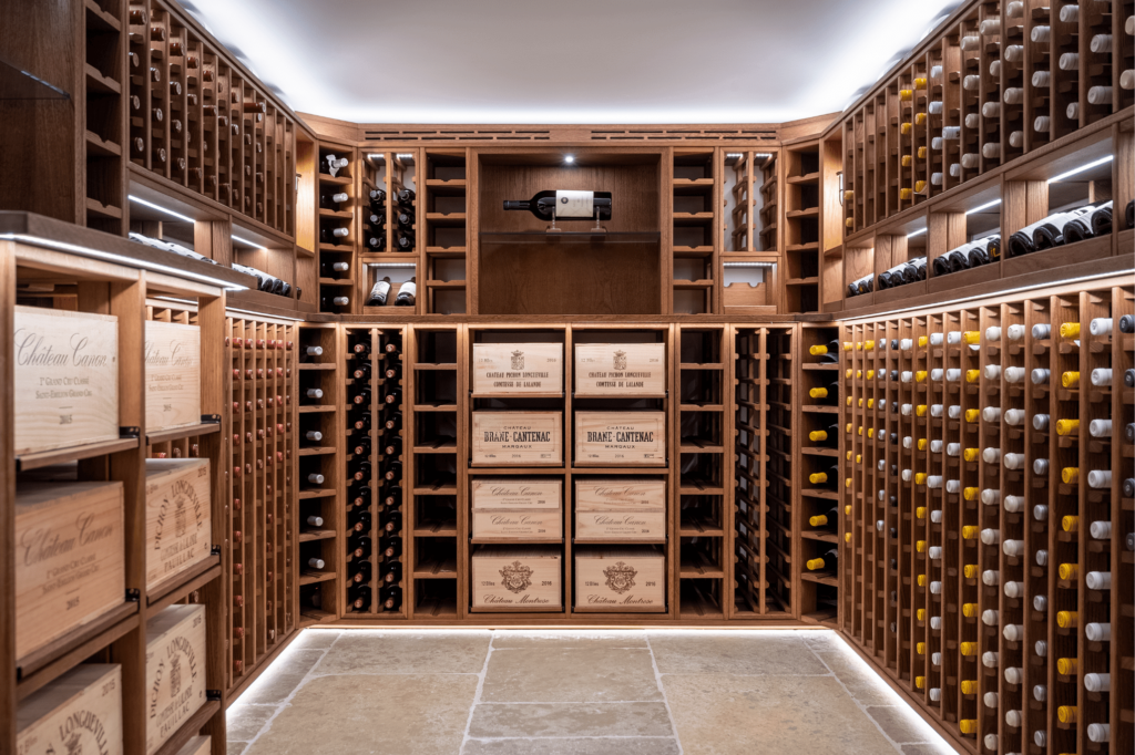 Sorrells custom wine rooms basement wine room