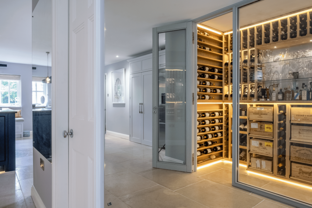 sorrells wine racks kitchen project