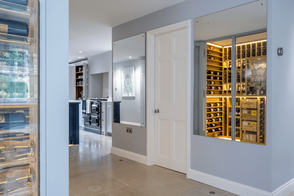 kitchen wine wall