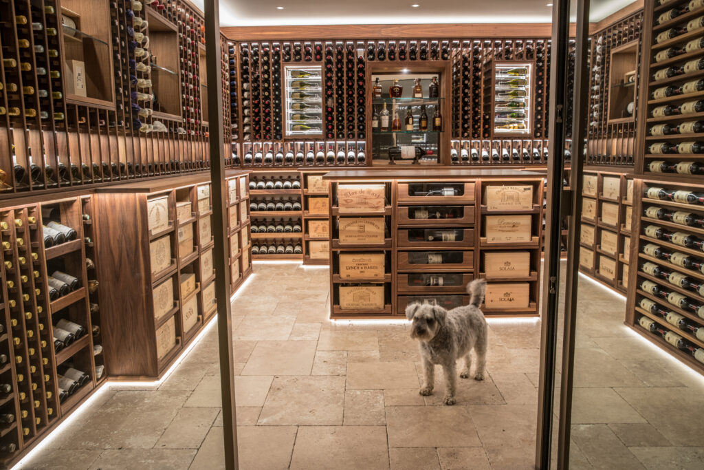 interior design wine cellar