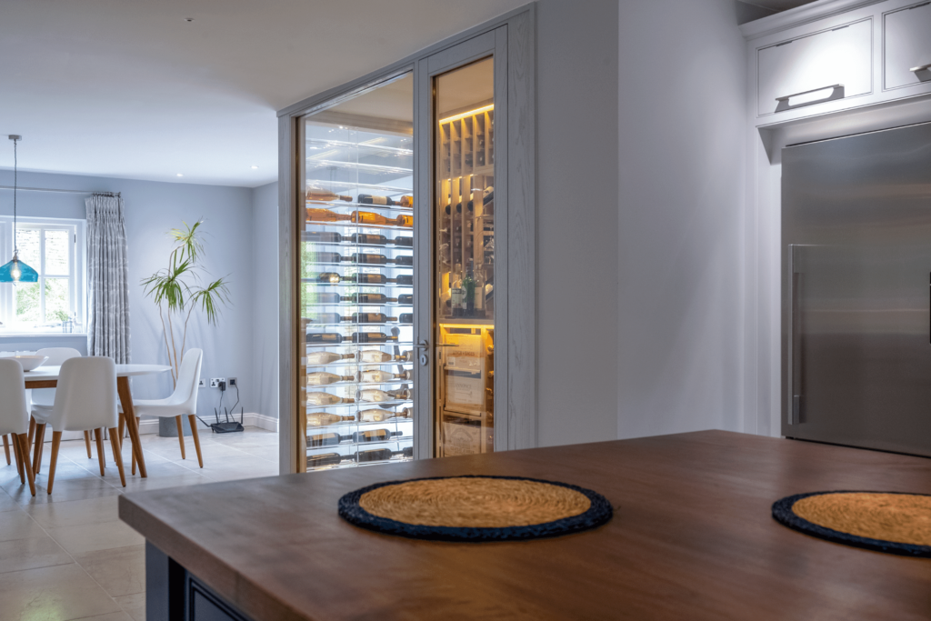light ash wine cellar
