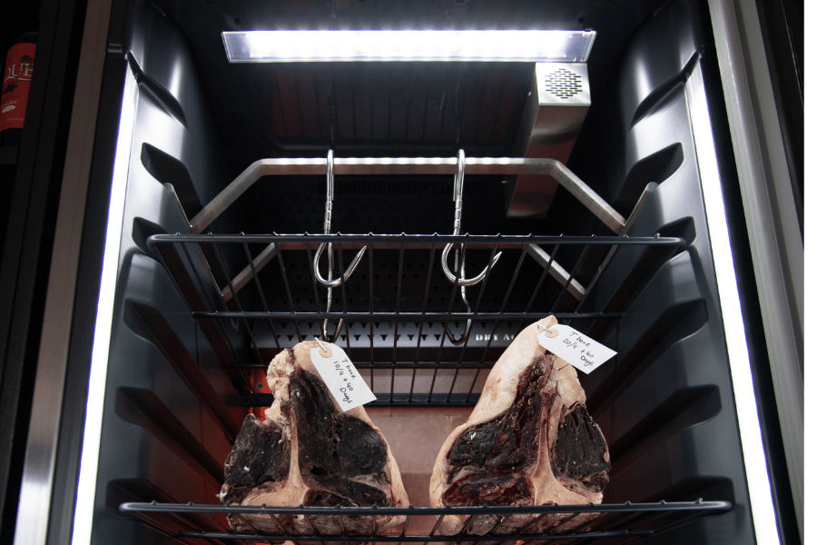 temperature controlled meat fridge for a restaurant